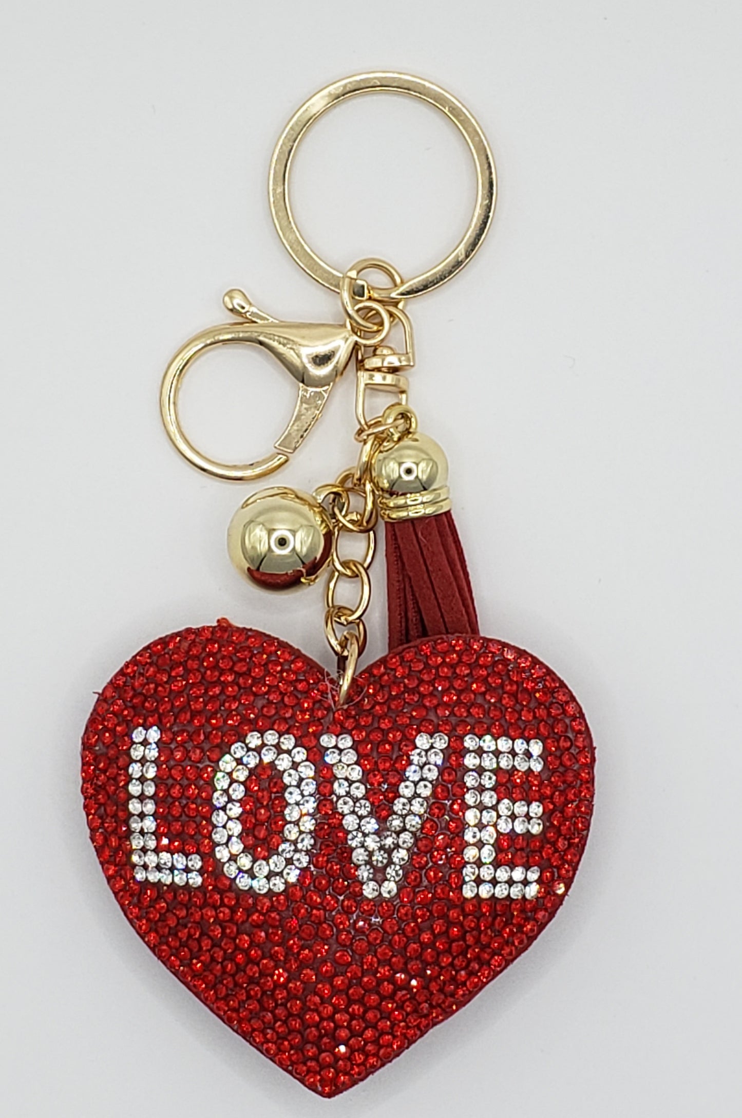 Love Heart Keychain/Purse Clip