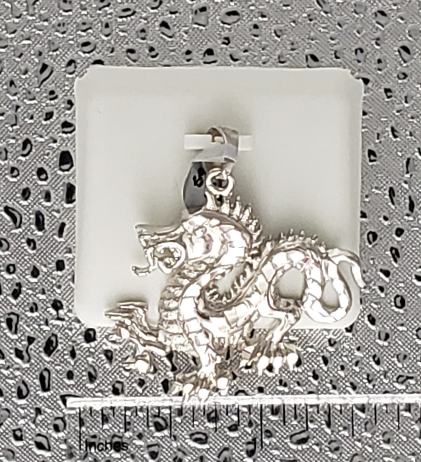 925 Sterling Silver Dragon Pendant