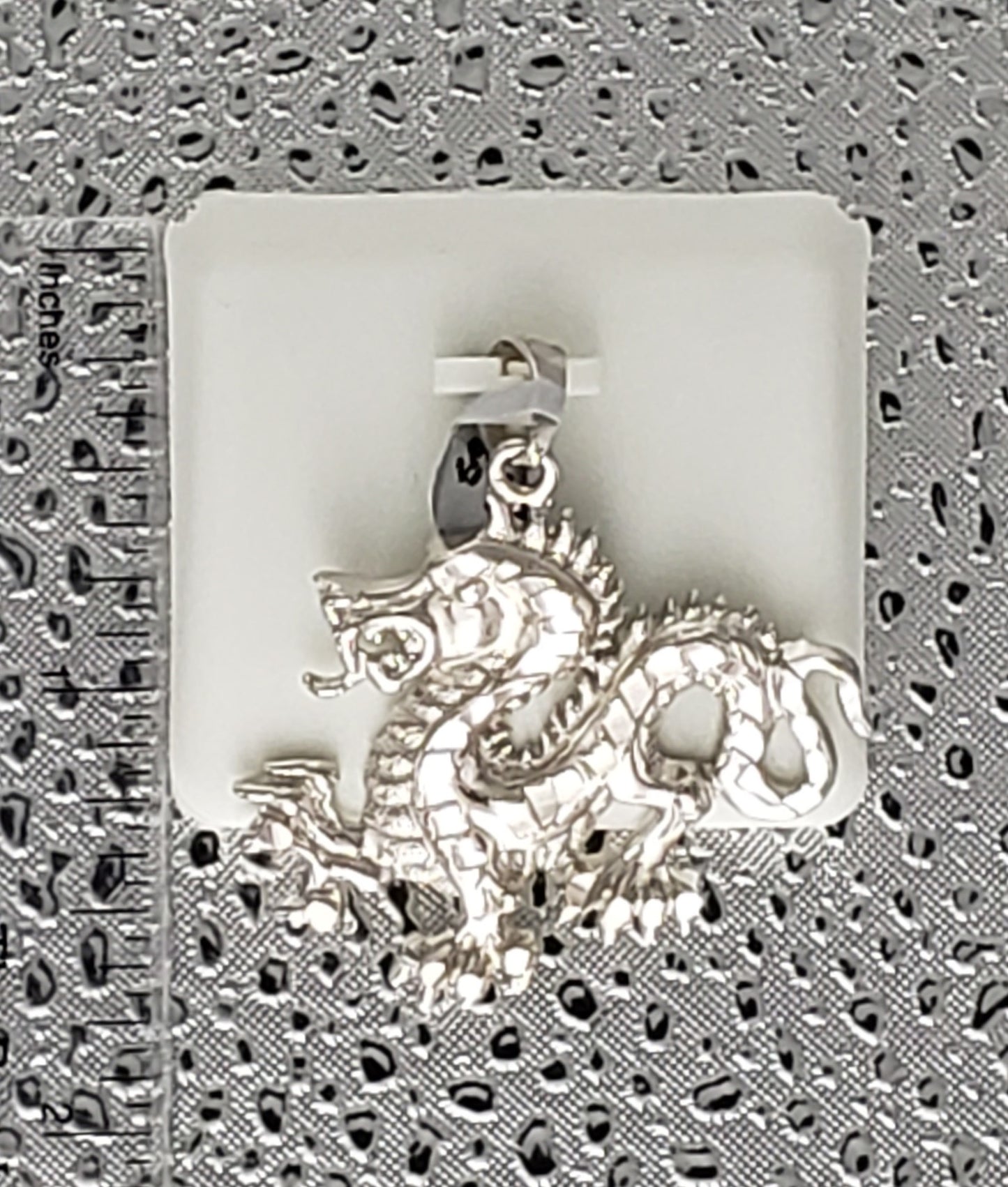 925 Sterling Silver Dragon Pendant