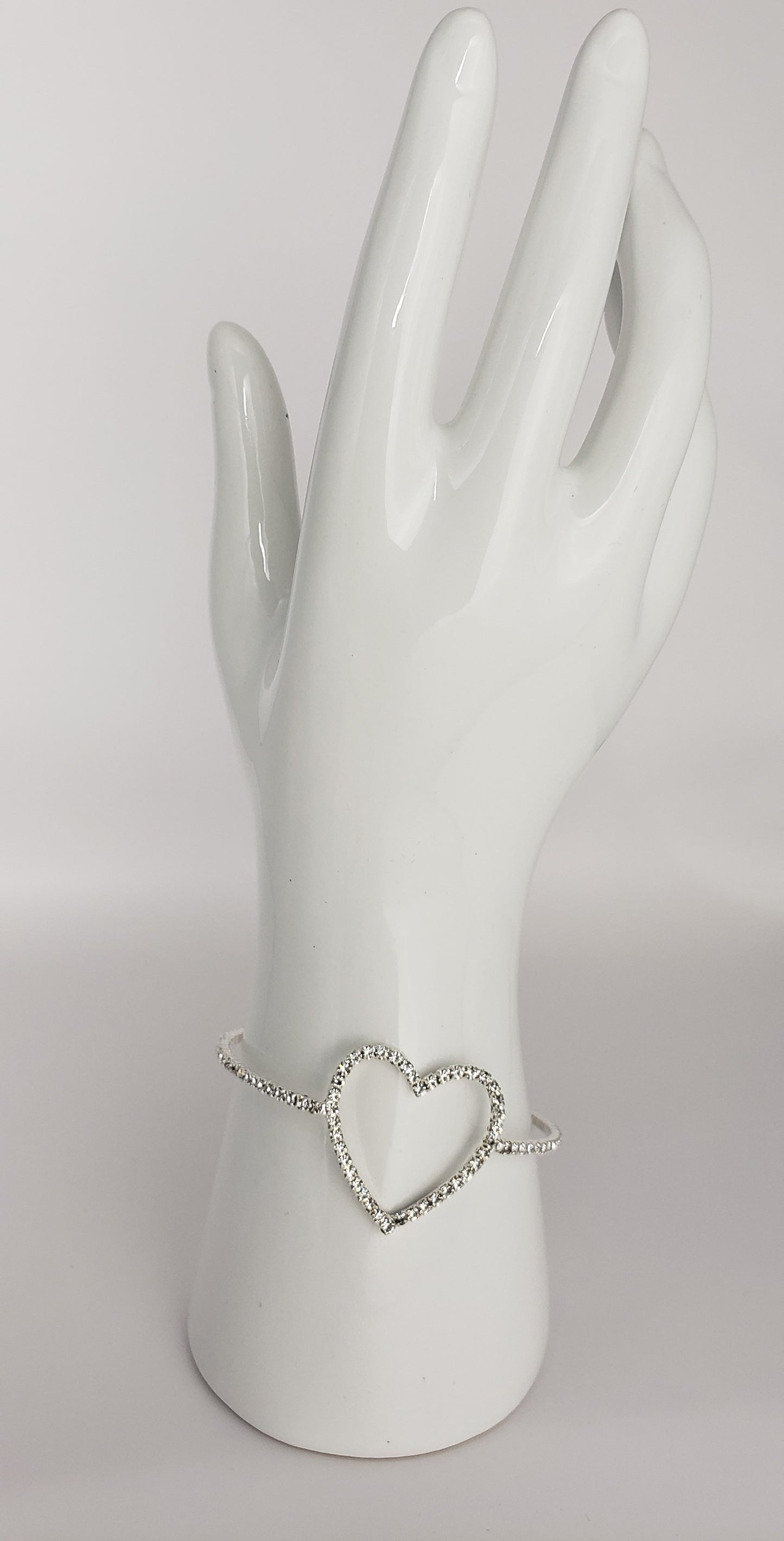 Heart Center Memory Cuff Bracelet