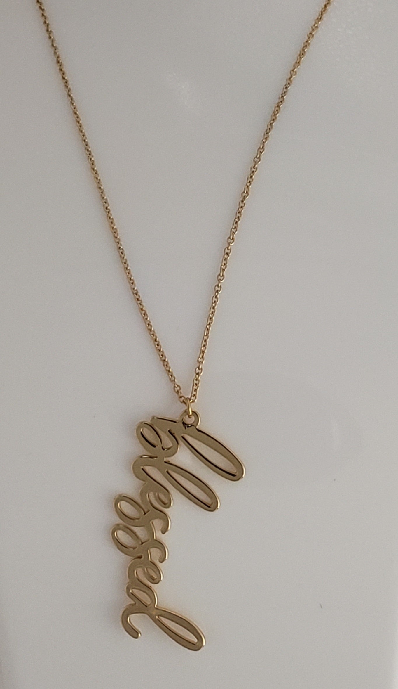 Gold “Blessed” Necklace