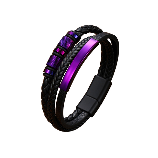 Sleek Leather Bracelet