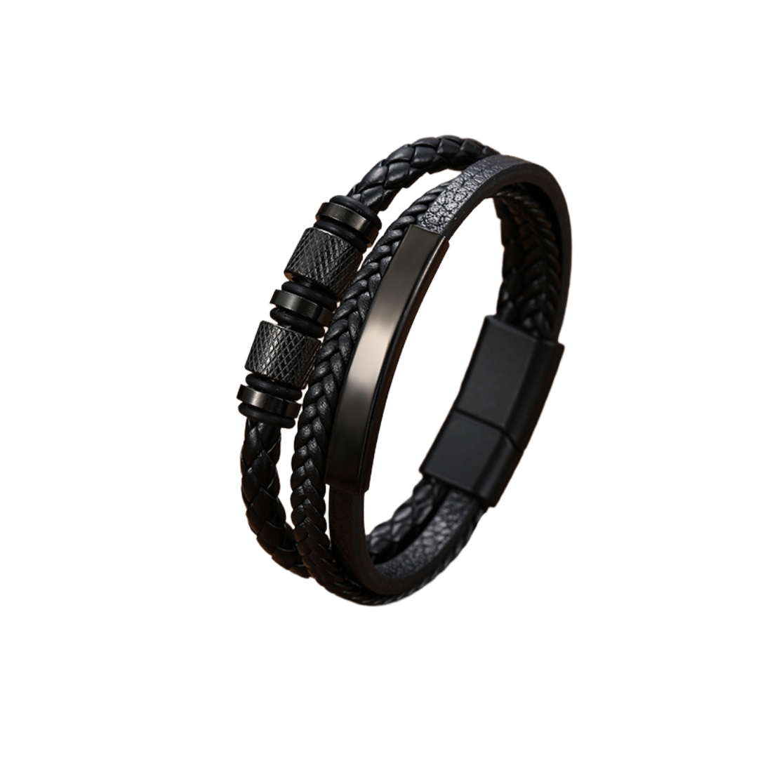 Sleek Leather Bracelet