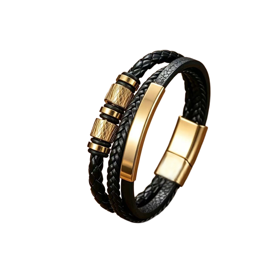 Sleek Leather Bracelet